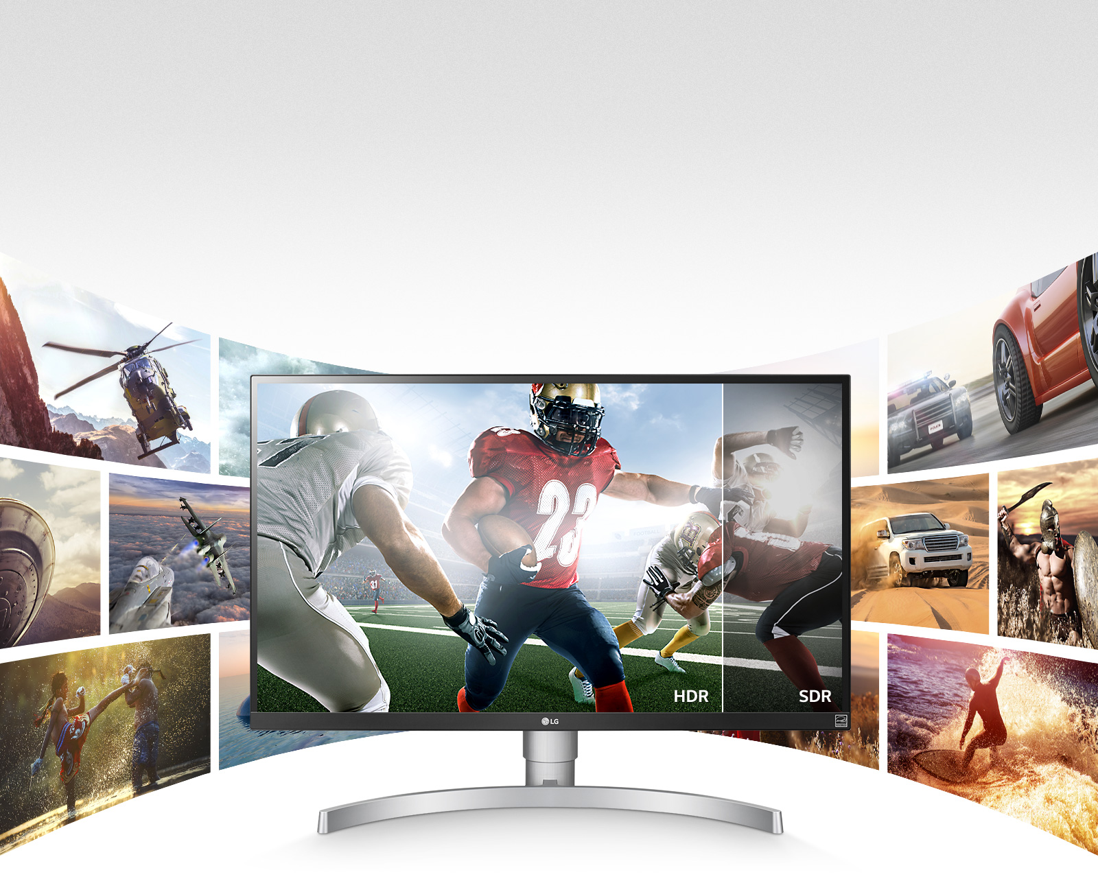 LG 27UK650-W 4K HDR 27"