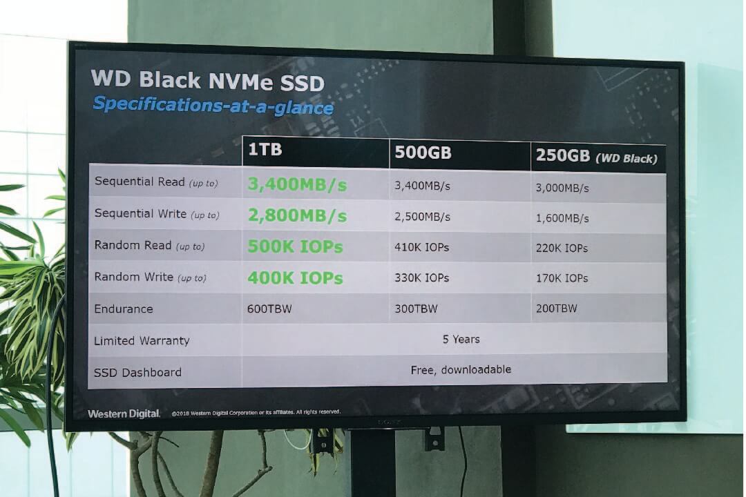 WD Black 3D NVMe SSD