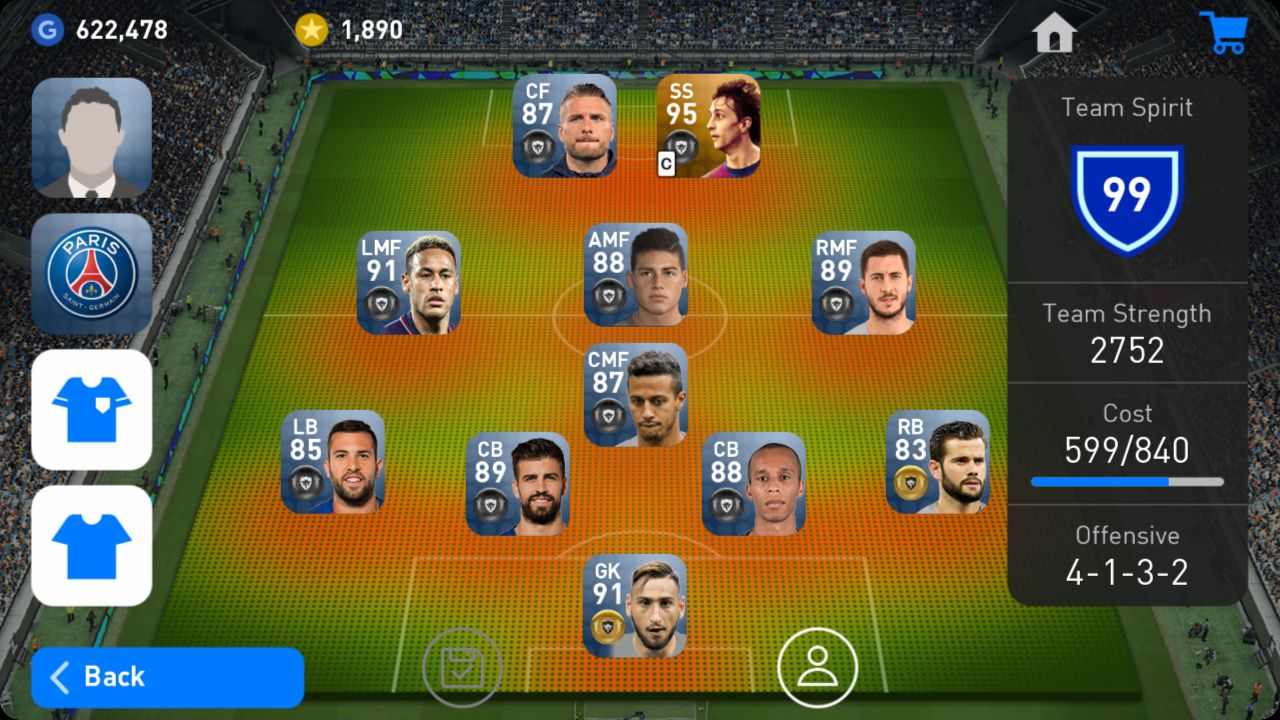 Squad Management PES 2019 Android