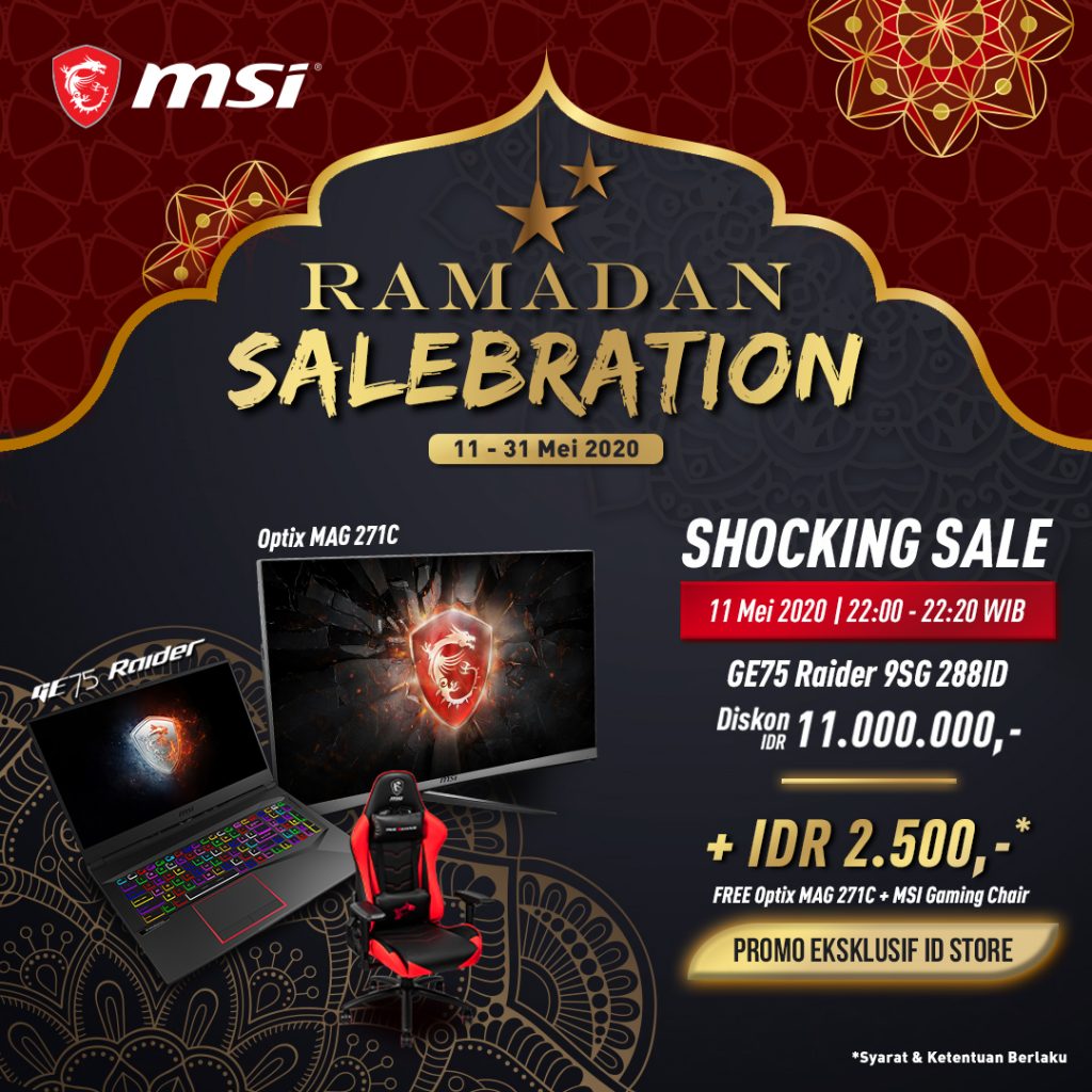 Shocking Sale MSI "RAMADAN SALEBRATION"
