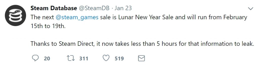 Steam Lunar New Year Sale