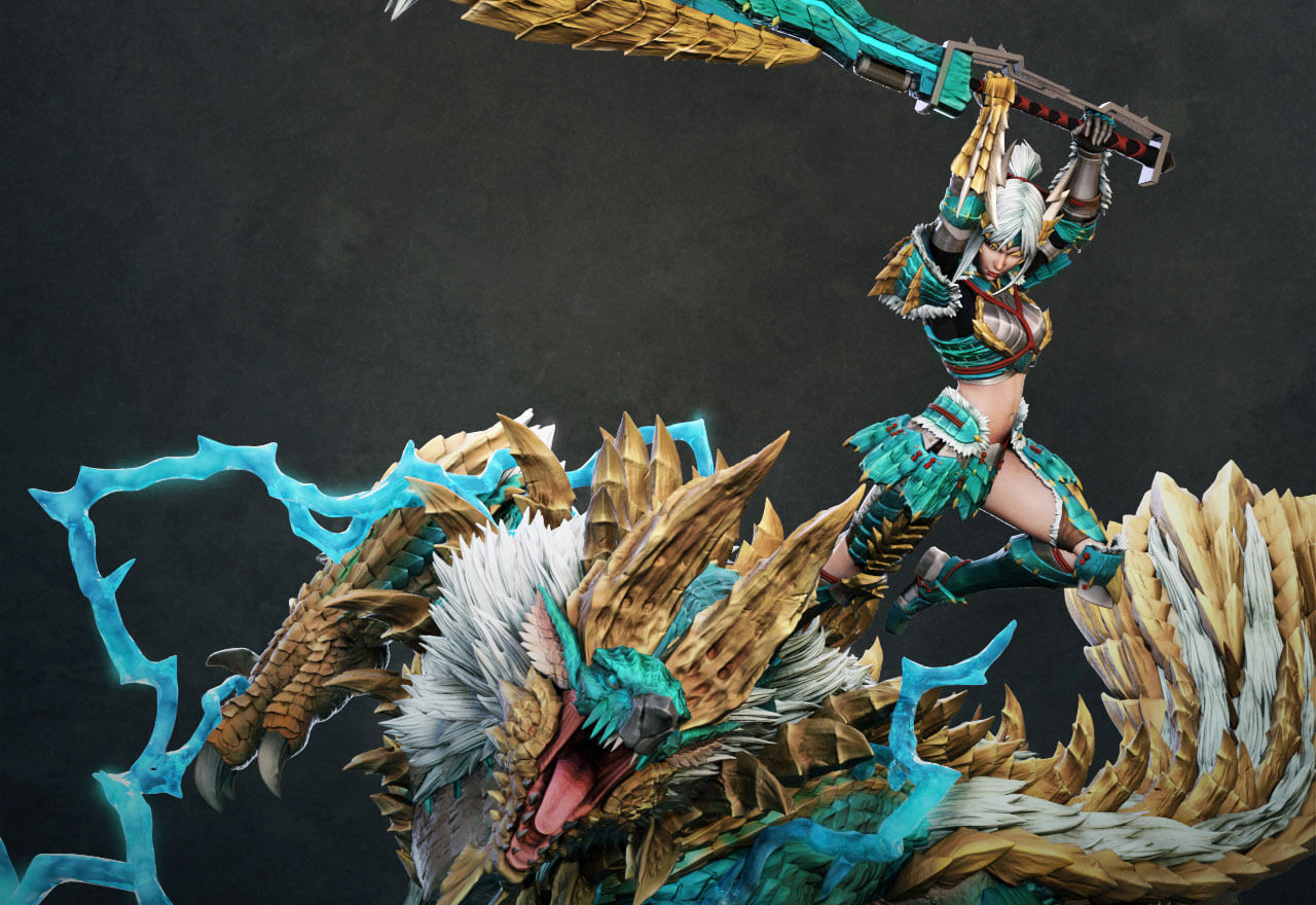 Statue Zinogre