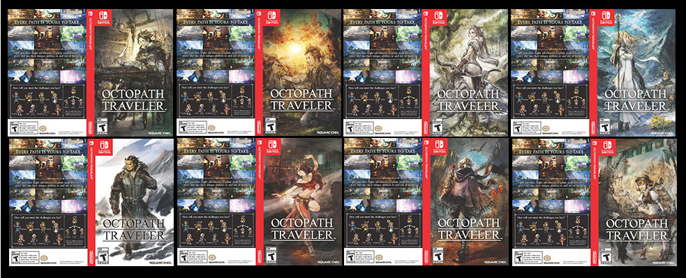 Octopath Traveler Alternate Box Art
