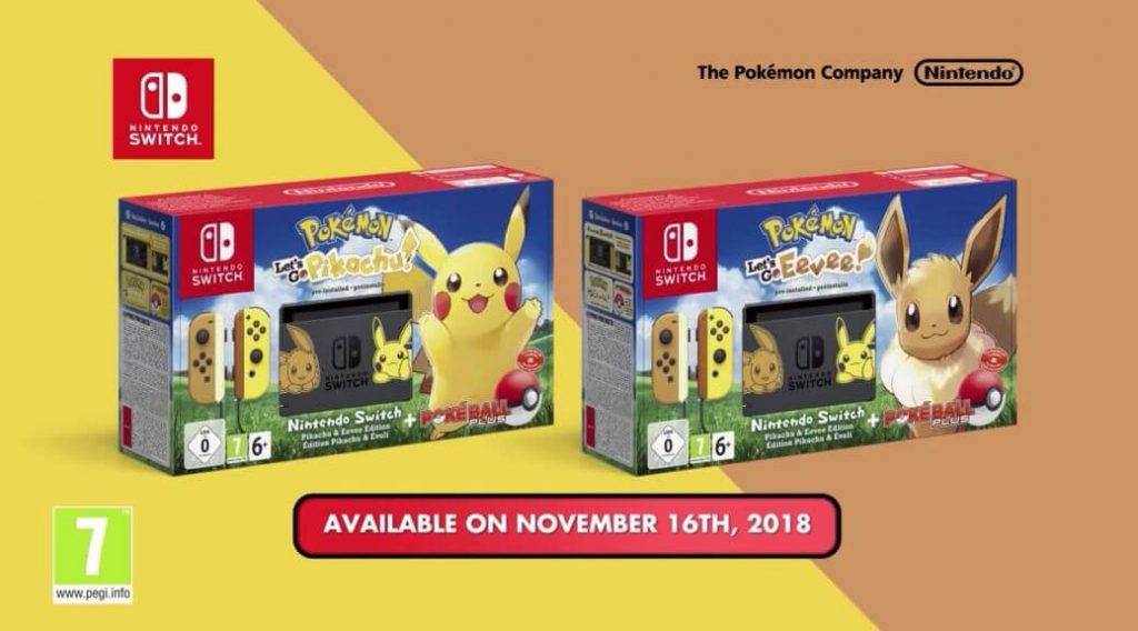 Nintendo Switch Pikachu & Eevee Edition