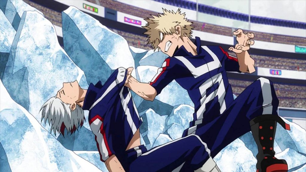 Todoroki dan Bakugo