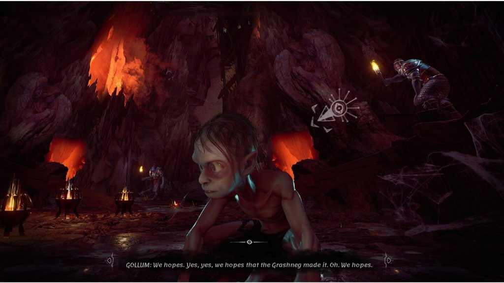 LOTR Gollum in-game screenshot